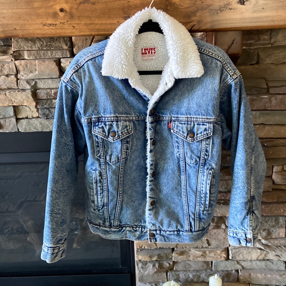 Levi fleece lined jacket